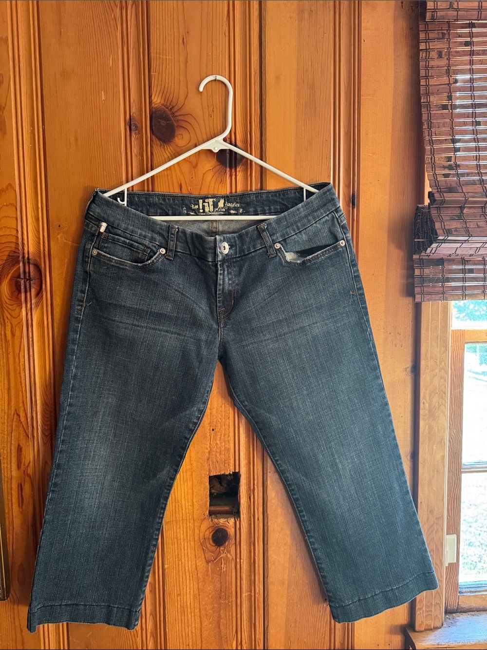 !it jeans Dark Blue Crop Capri Jeans